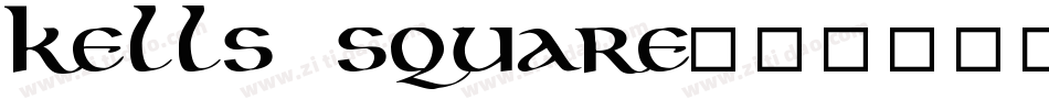 Kells Square字体转换